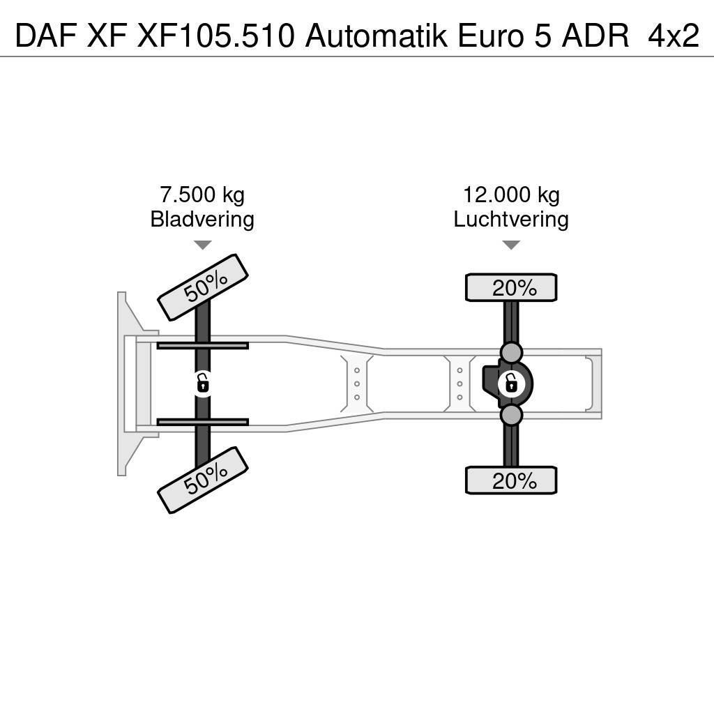 DAF XF XF105.510 Automatik Euro 5 ADR Prime Movers
