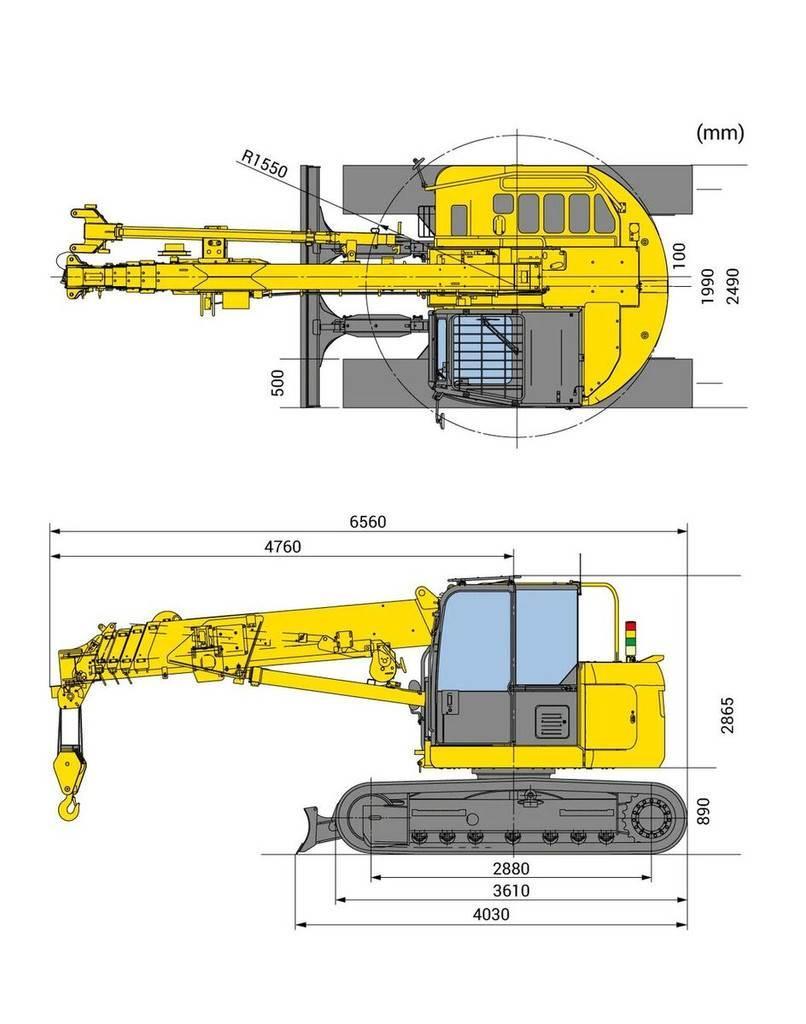 Maeda CC1485-2 Track mounted cranes