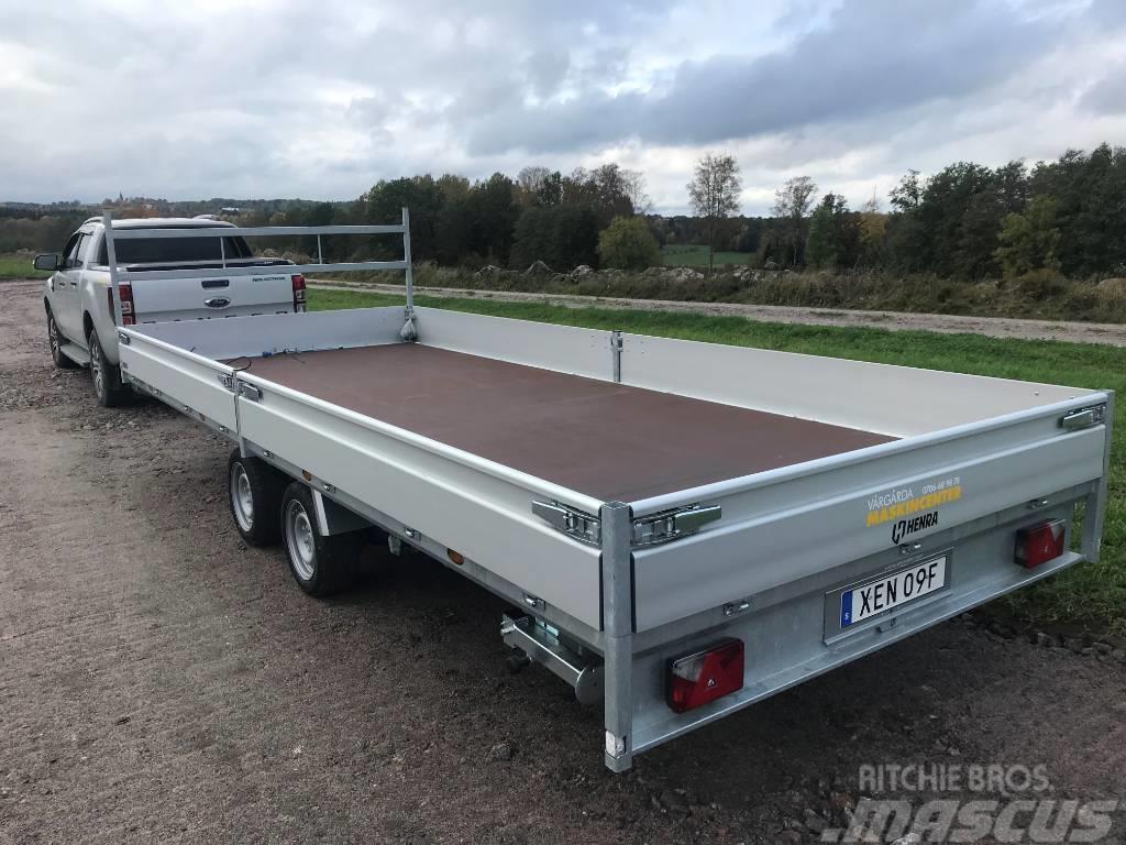Henra Plattformstrailer XL 3,5 ton extra - Lagerrensning Light trailers