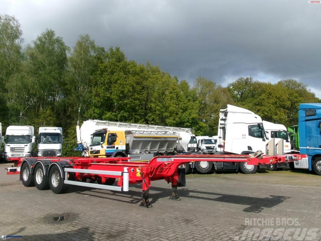 Asca 3-axle container trailer 20-40-45 ft S322DL Container semi-trailers