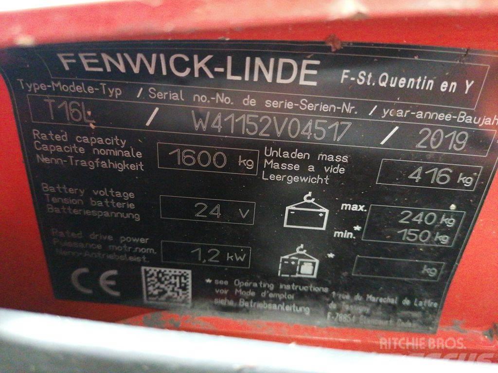 Linde T16L Low lifter