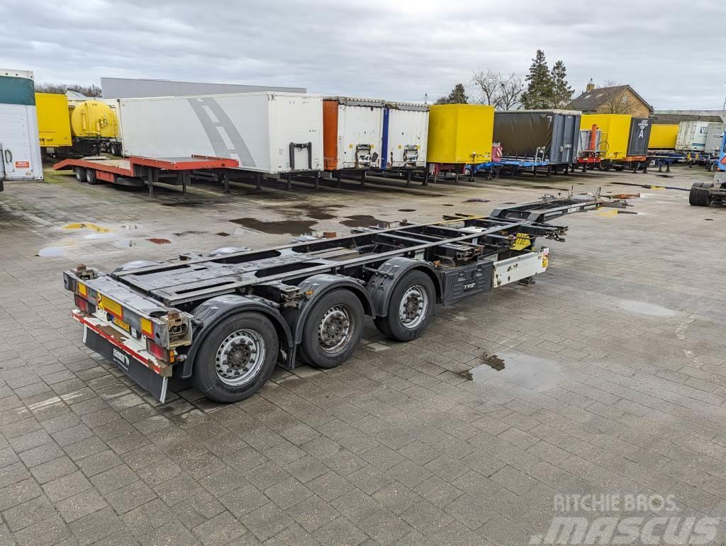Schmitz Cargobull SCF 24 3-Axles Schmitz - GENSET - Lift-axle - Disc Container semi-trailers