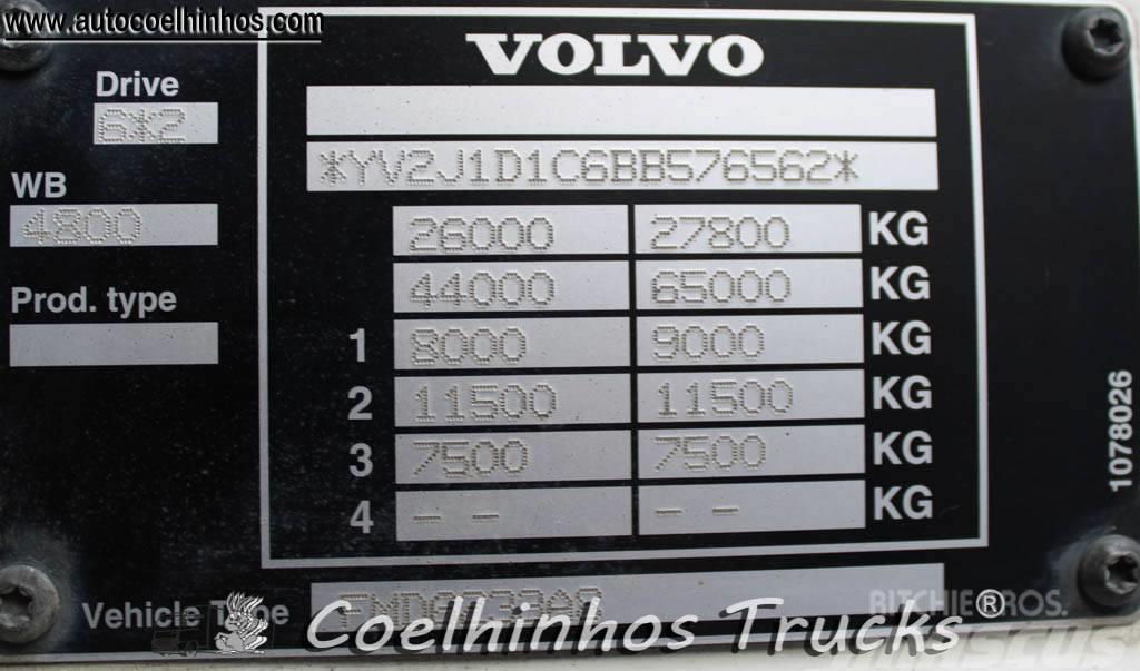 Volvo FMX 330 + Hiab 144 XS Flatbed / Dropside trucks