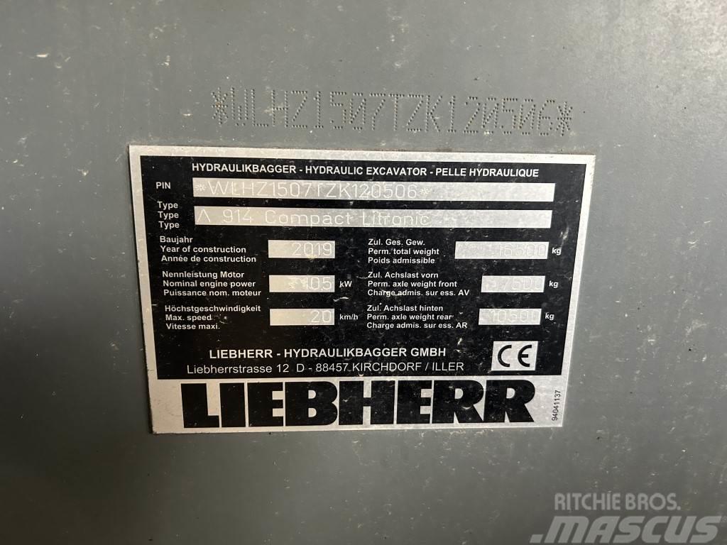 Liebherr A 914 Compact Litronic Wheeled excavators