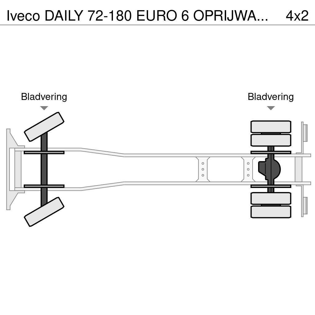 Iveco DAILY 72-180 EURO 6 OPRIJWAGEN / HYDRO OPRIJKLEP / Transport vehicles