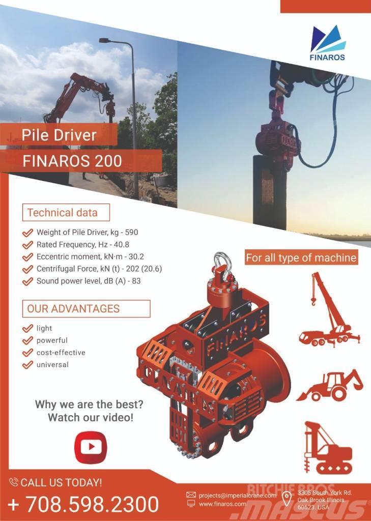  Finaros FR200 Hydraulic pile hammers