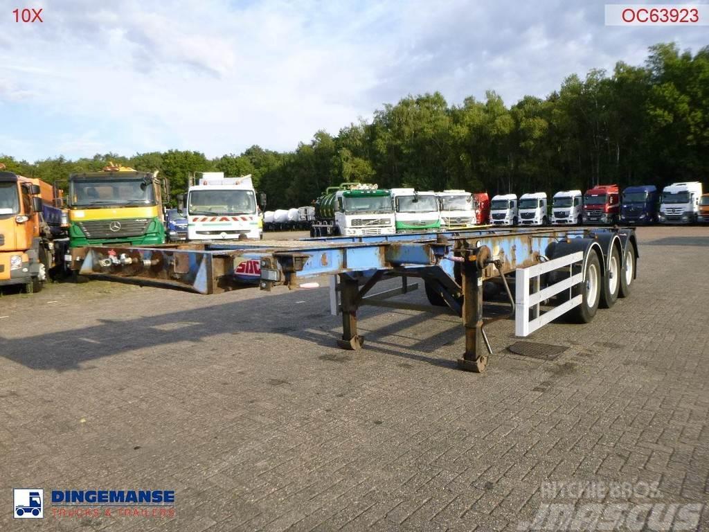 SDC 3-axle container trailer 20-30 ft + ADR Container semi-trailers