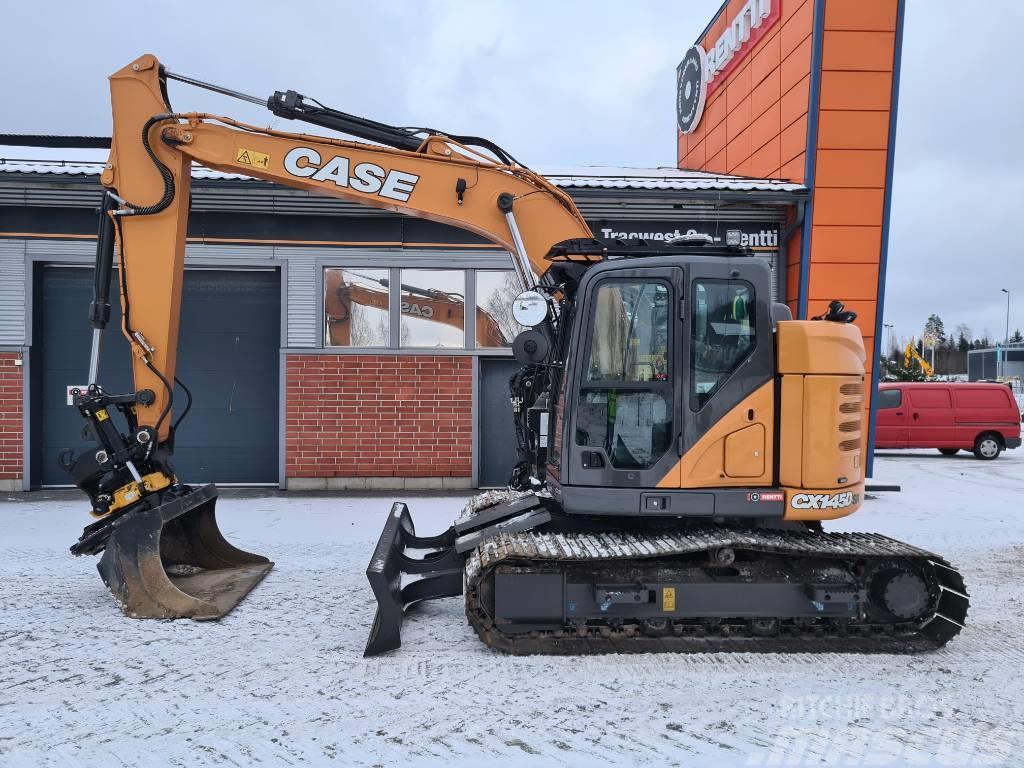 CASE CX 145 D SR puskulevyllä Mini excavators  7t - 12t