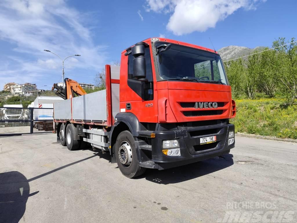 Iveco STRALIS CUBE AS260S42Y Truck mounted cranes