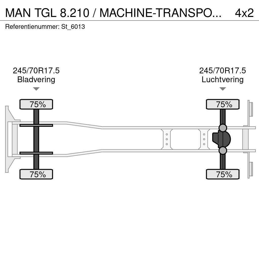 MAN TGL 8.210 / MACHINE-TRANSPORT / OPRIJ-WAGEN / AIRC Transport vehicles