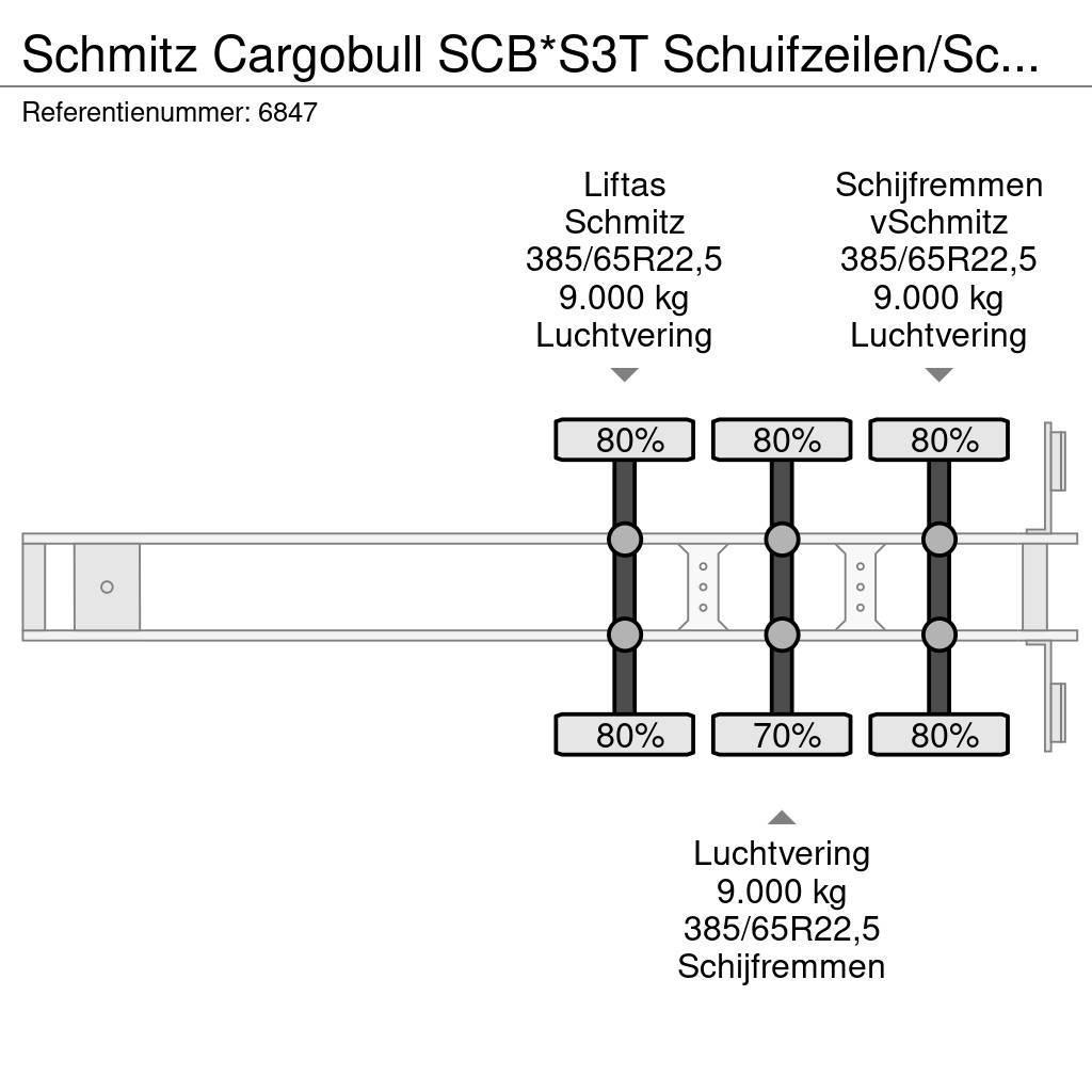 Schmitz Cargobull SCB*S3T Schuifzeilen/Schuifdak Liftas Schijfremmen Curtain sider semi-trailers