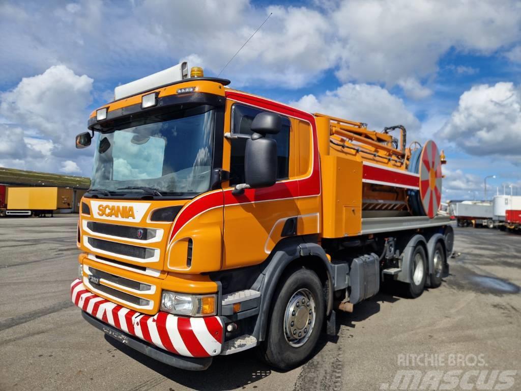 Scania P320 6x24 JHL SLP 310 / Kanal / Vacuum cleaner Commercial vehicle