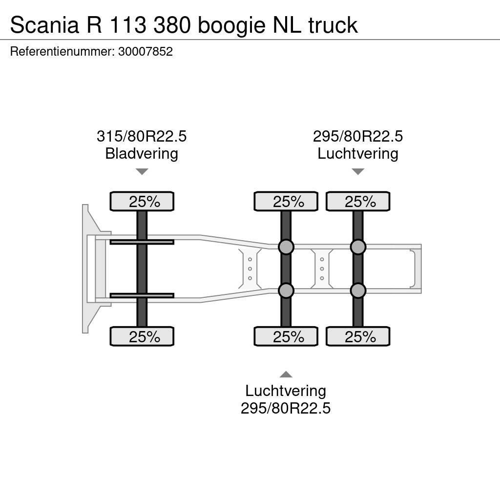 Scania R 113 380 boogie NL truck Prime Movers
