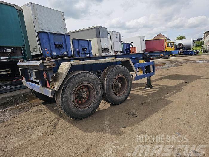 Krone 2 axle | 20 ft container chassis | steel suspensio Container semi-trailers
