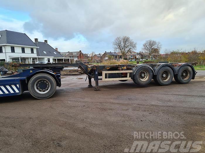Nooteboom 3 AXLE CONTAINER CHASSIS ALL CONNECTIONS ROR DRUM Container semi-trailers