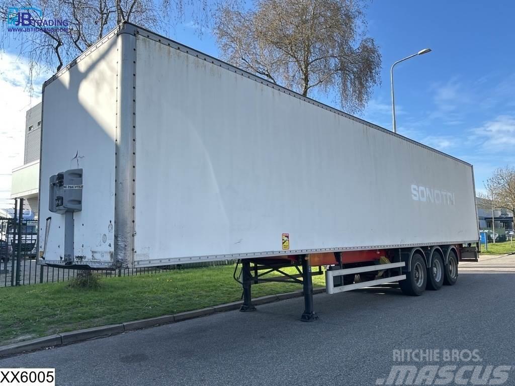 Fruehauf gesloten bak Steel suspension Box semi-trailers