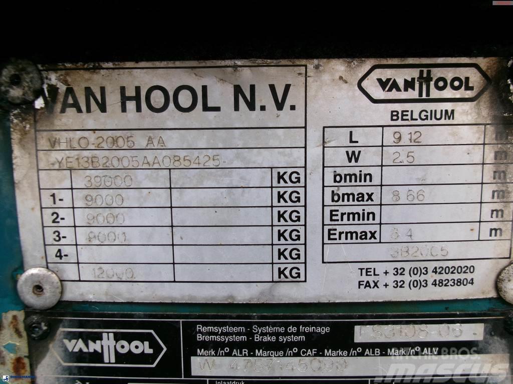 Van Hool 3-axle container chassis 20,30 ft. Container semi-trailers