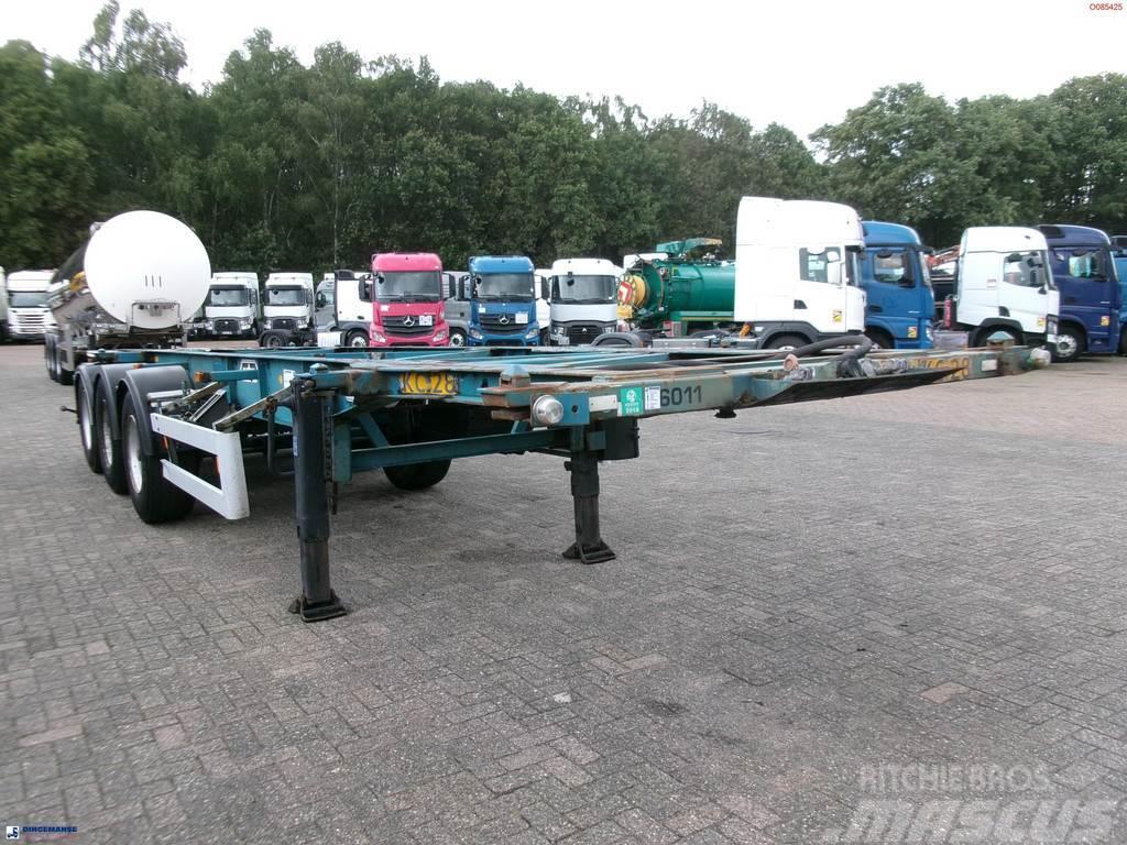Van Hool 3-axle container chassis 20,30 ft. Container semi-trailers