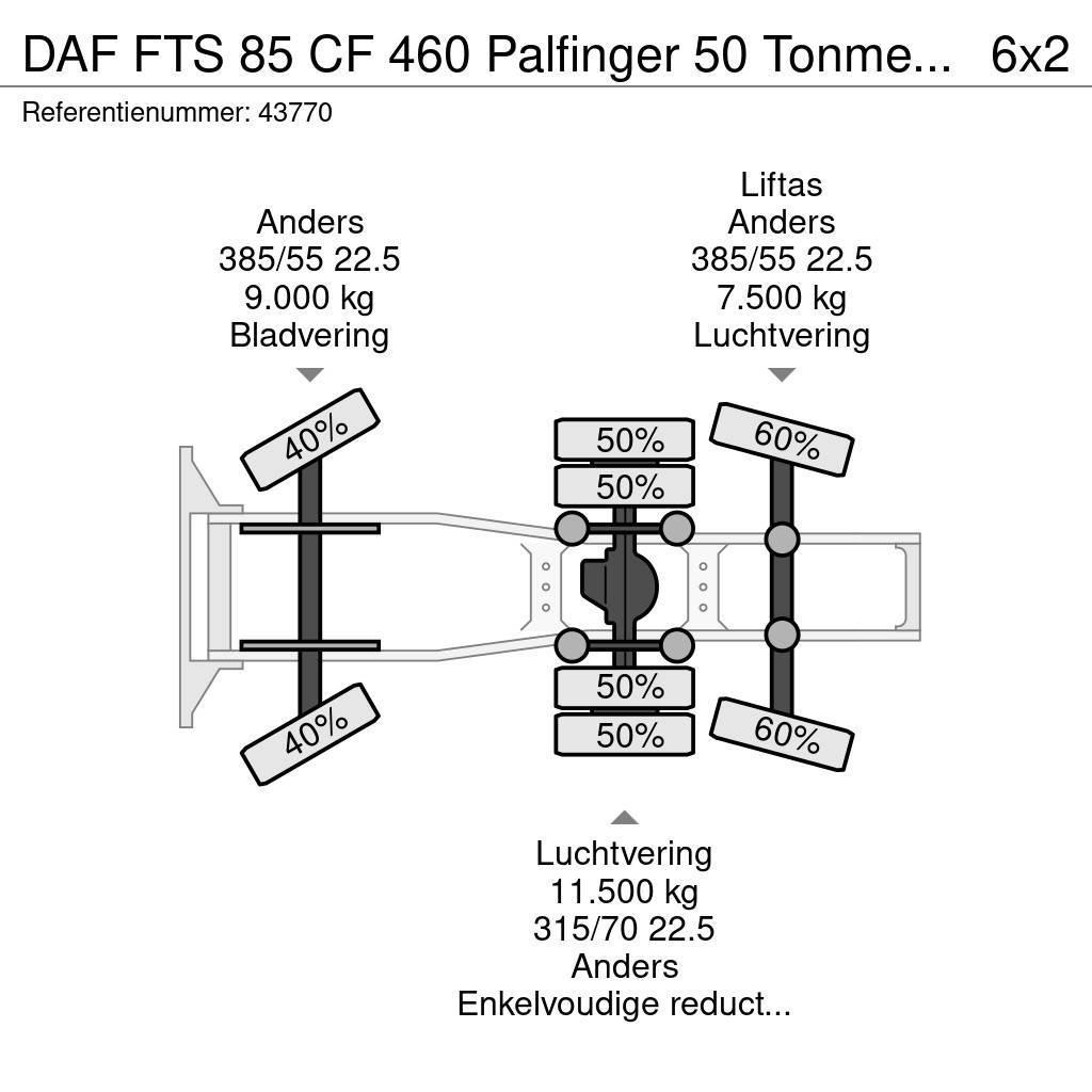 DAF FTS 85 CF 460 Palfinger 50 Tonmeter laadkraan Prime Movers