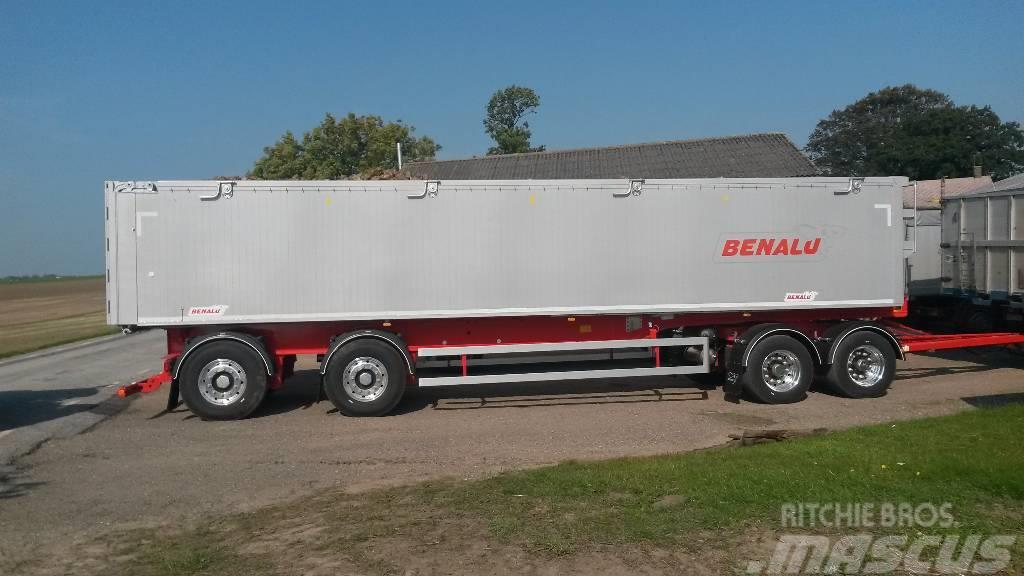 Benalu Optiliner 4-axl 7,8m - 12,4m  ex. 10,6m, 6900 kg! Tipper trailers