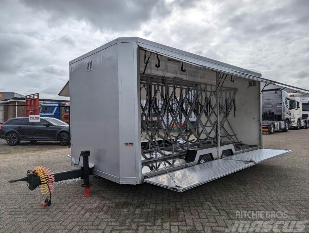 Esve AWK 3500 2 Assen - Kleppen opbouw - FietsVervoer - Box semi-trailers