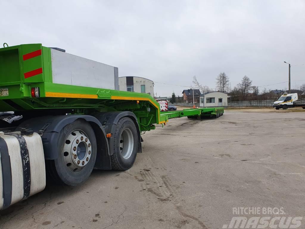 Nooteboom Semi 5 axles hydraulic steering lenght 26m Low loader-semi-trailers