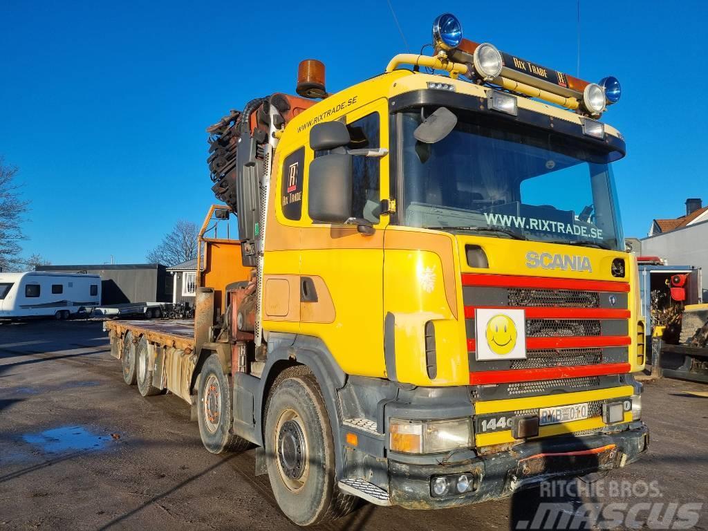 Scania R 144 GB Truck mounted cranes