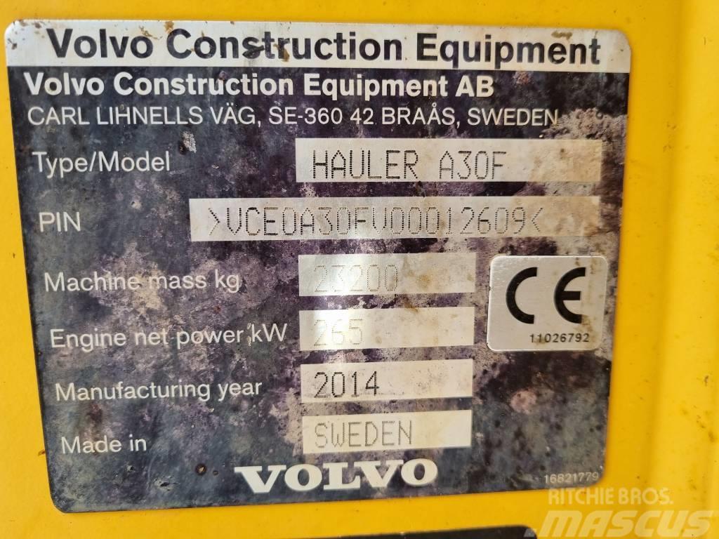 Volvo Wozidło Dumper VOLVO A30F 6x6 Articulated Haulers