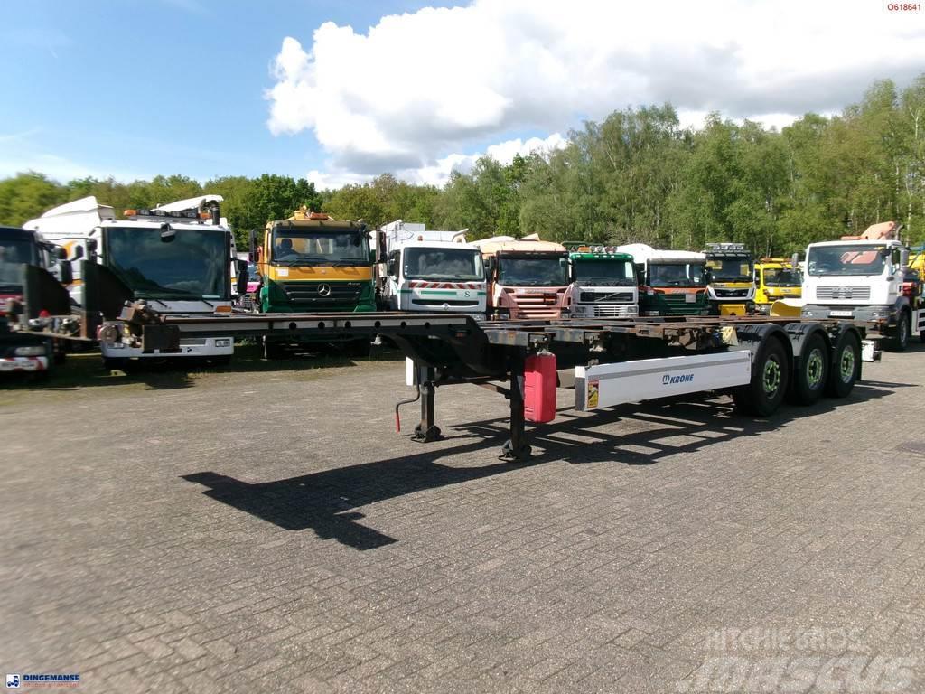 Krone 3-axle container trailer 20-30-40-45 ft DA08LNA Container semi-trailers