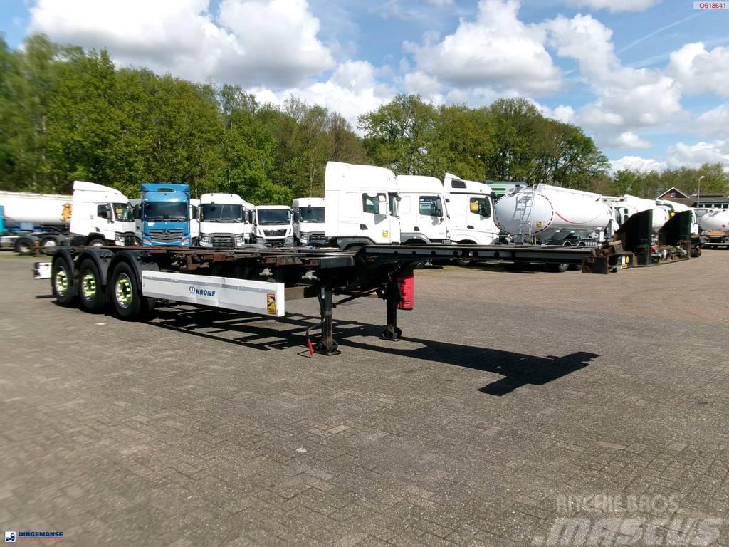 Krone 3-axle container trailer 20-30-40-45 ft DA08LNA Container semi-trailers