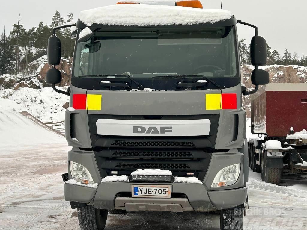 DAF CF 510 FAD 8x4 2017 Sora-auto + Letkukasettikärry Tipper trucks