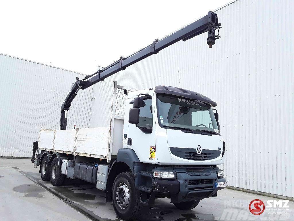 Renault Kerax 370 DXI Hiab 166B3+remote Truck mounted cranes