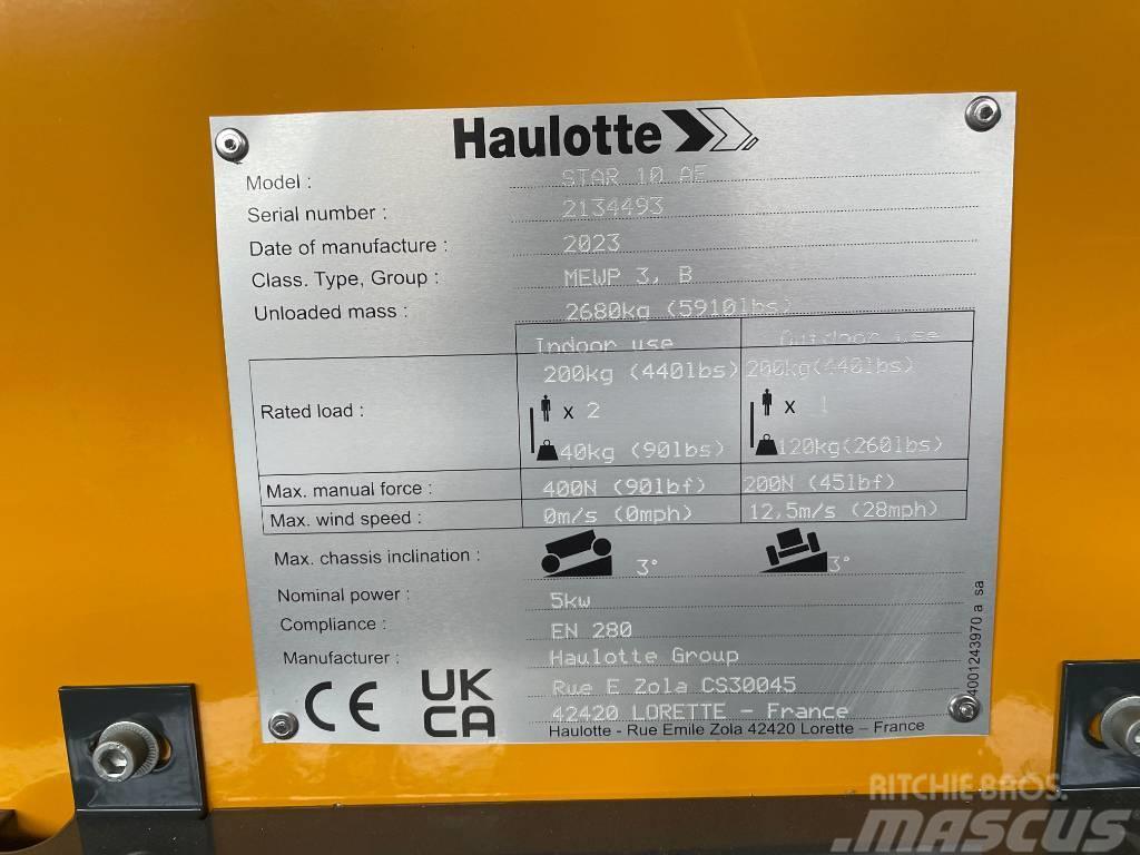 Haulotte Star 10, Electric, New, 10m, Vertical Masts Telescopic boom lifts