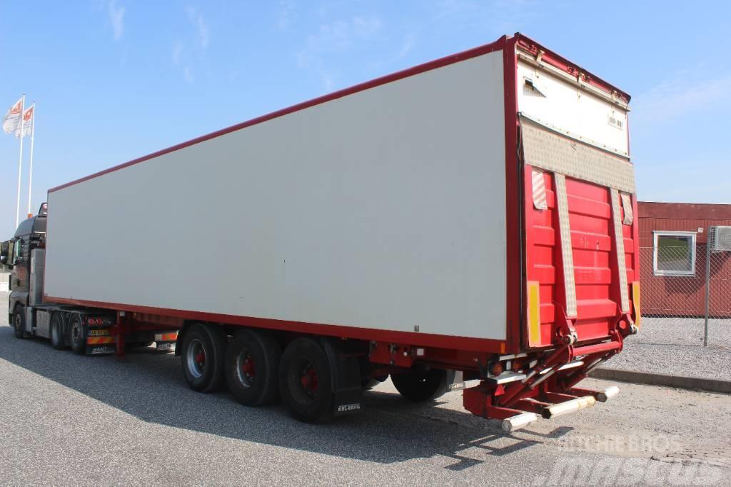 Kel-Berg 3 akslet Bokstrailer m/ lift Box semi-trailers