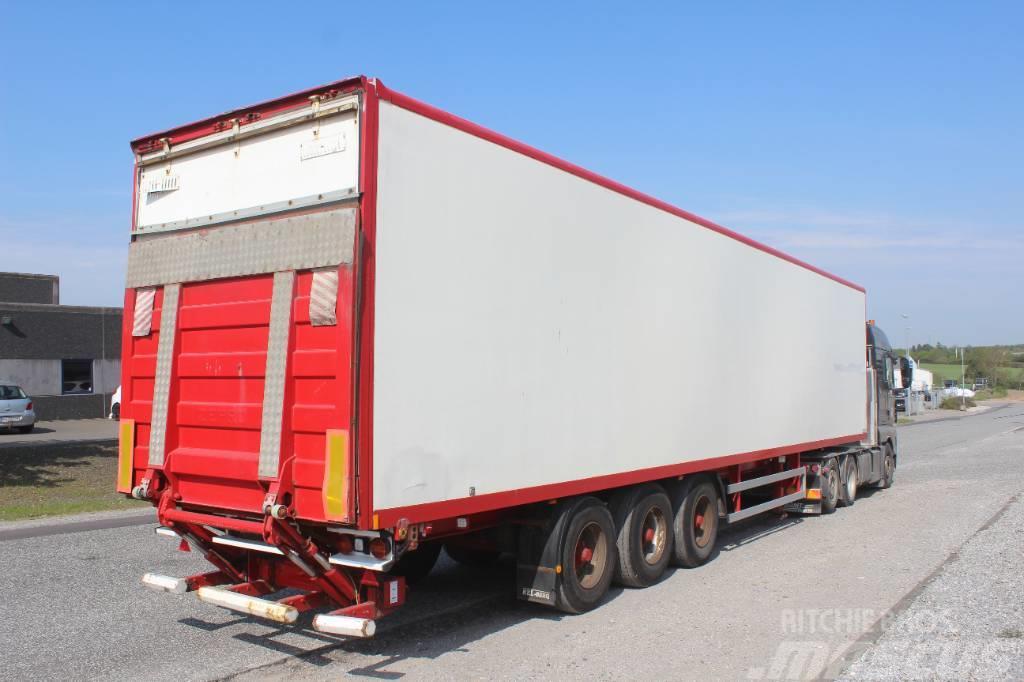 Kel-Berg 3 akslet Bokstrailer m/ lift Box semi-trailers