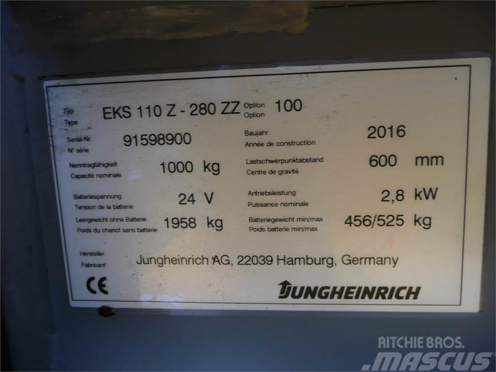 Jungheinrich EKS 110 Z 280 ZZ High lift order picker