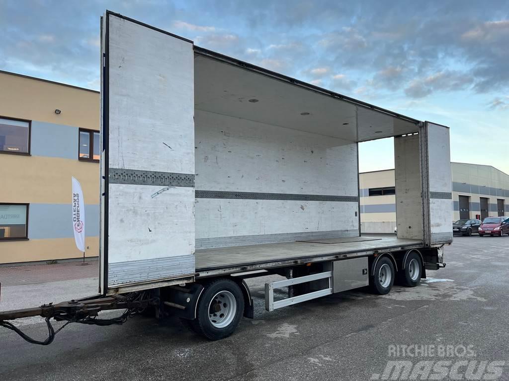 Schmitz Cargobull TRAILER-BYGG KT28 + LIFTING AXLE + SIDE OPENING Box Trailers