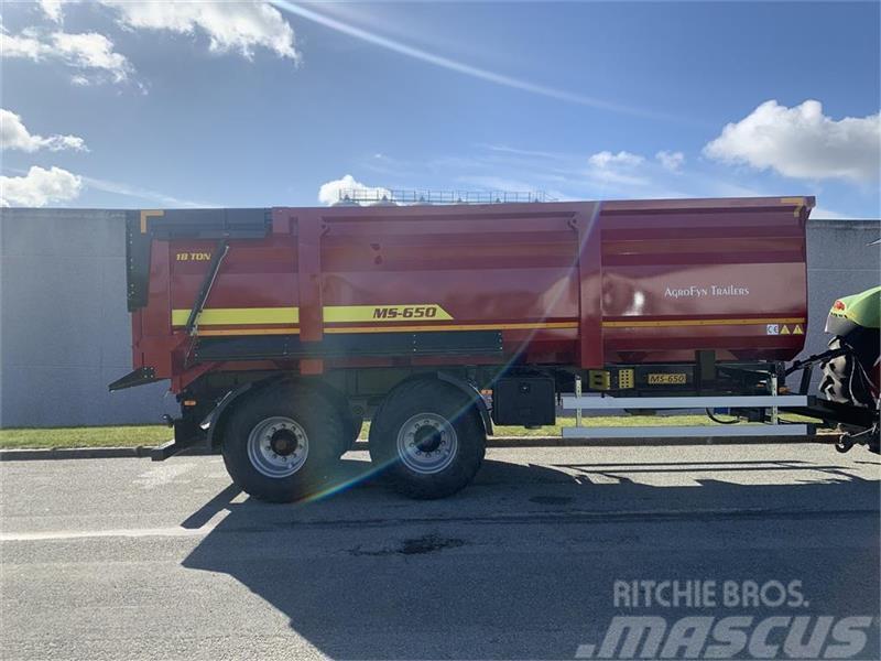 Agrofyn Trailers 18 tons bagtipvogn Tipper trucks