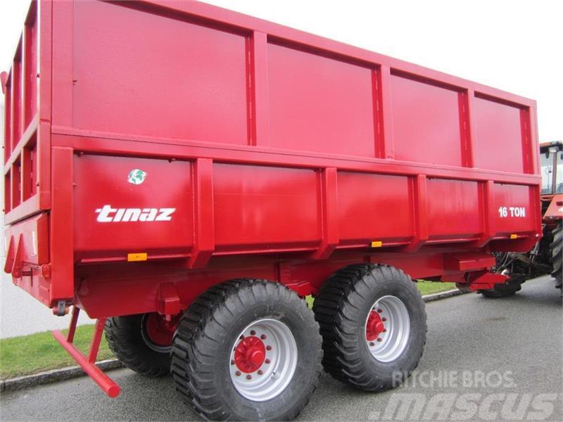 Tinaz 16 tons dumpervogne med kornsider Other groundscare machines