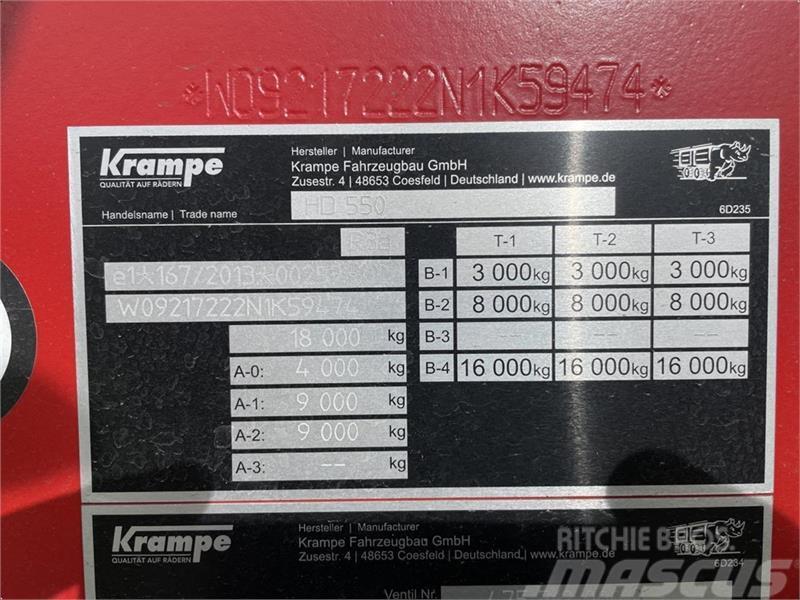 Krampe HD 550 Other groundscare machines