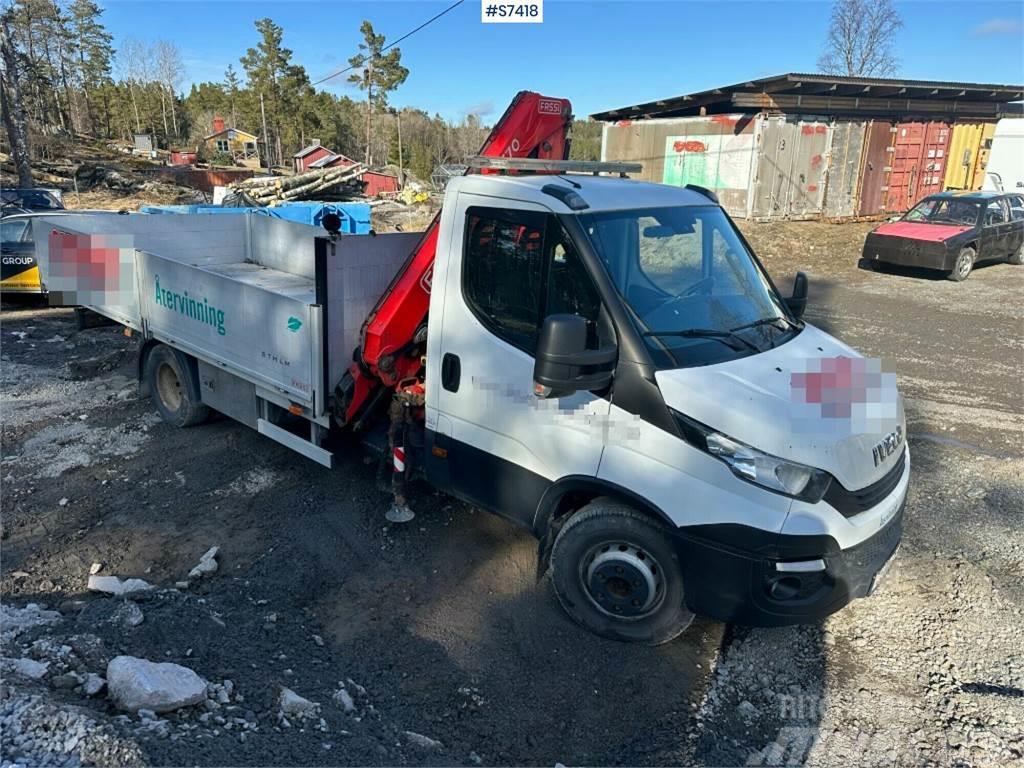 Iveco Daily 70C18H Crane truck with FASSI F70B.1.24 Truck mounted cranes