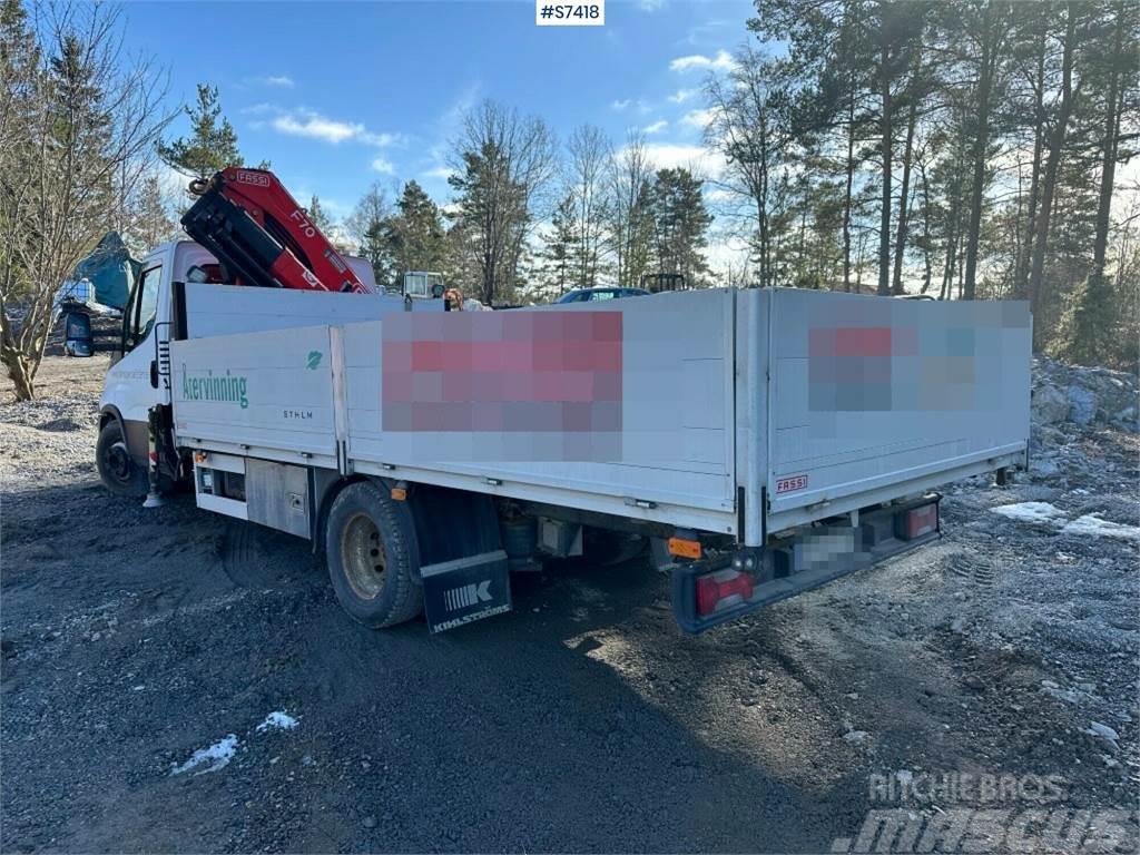 Iveco Daily 70C18H Crane truck with FASSI F70B.1.24 Truck mounted cranes