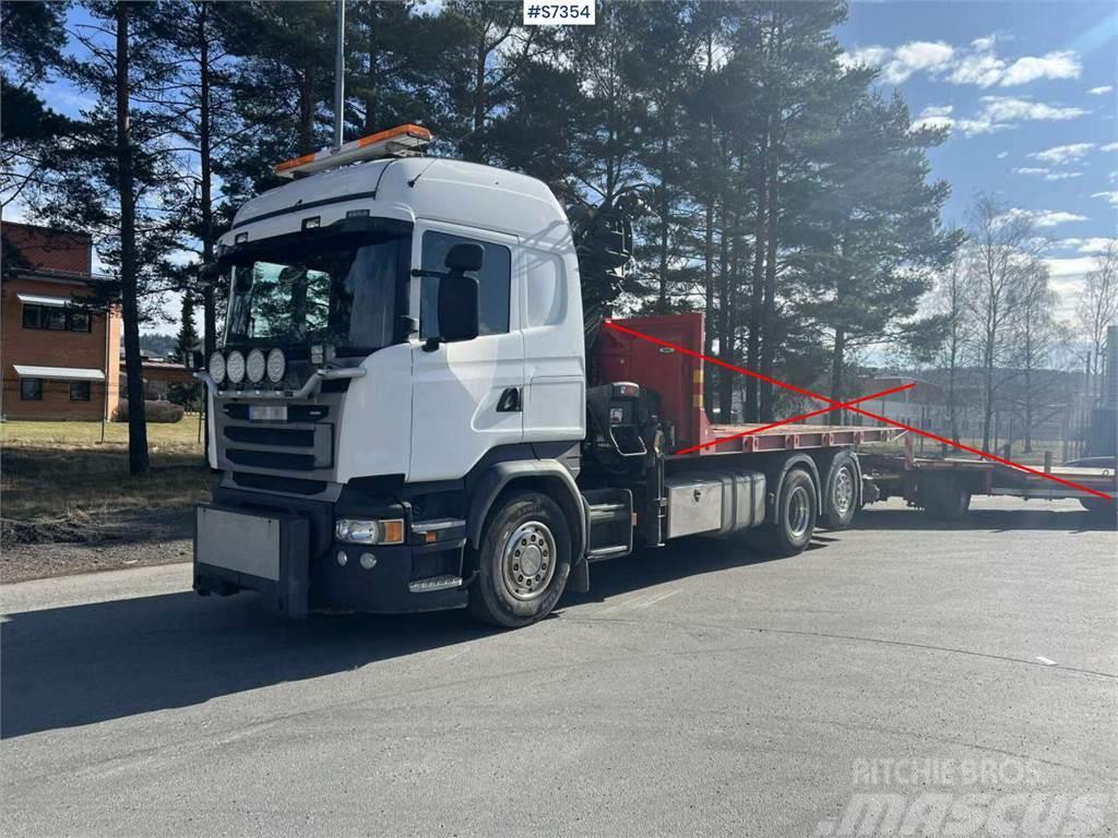 Scania R410 LB 6x2 Crane truck with Hiab crane and multil Truck mounted cranes