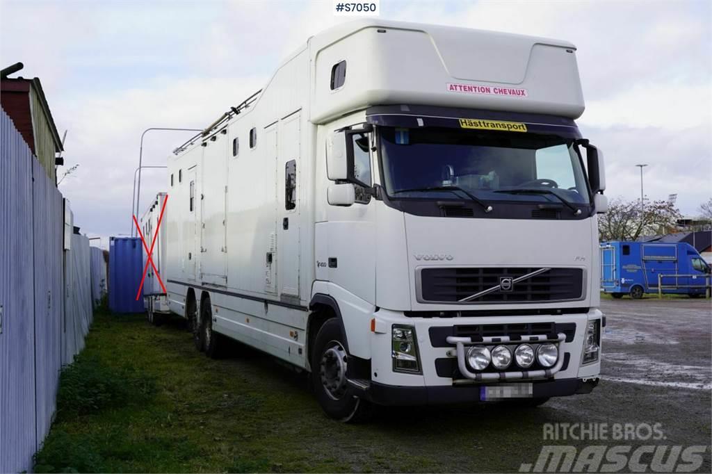 Volvo FH 400 6*2 Horse transport with room for 9 horses Livestock trucks