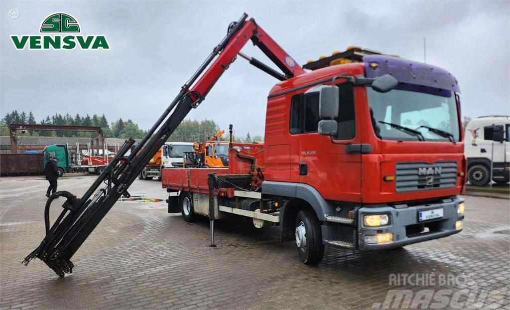 MAN TGL 12.210, 4X2, HMF 735 K4 Truck mounted cranes