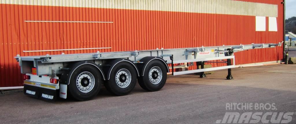 Fruehauf Containerchassi 34 ton 20' mitt + 30 mitt 40 conta Container semi-trailers