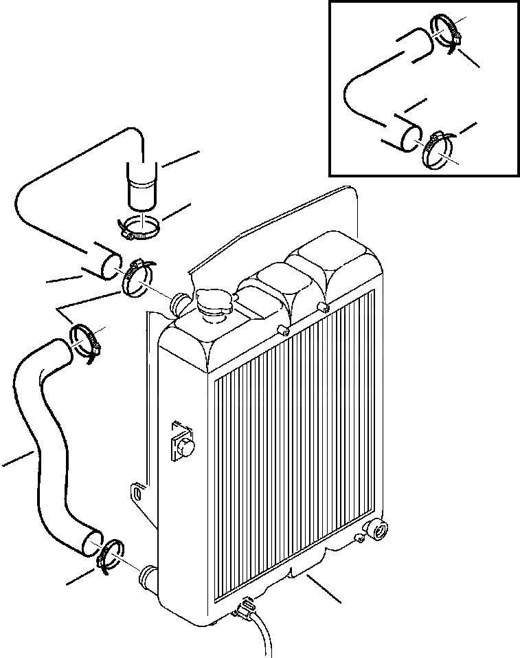 Komatsu - Furtun radiator - 312607828 Radiators