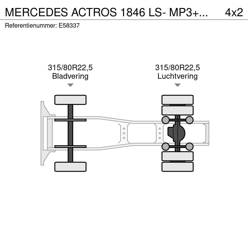 Mercedes-Benz ACTROS 1846 LS- MP3+HYDR.+ADR Prime Movers