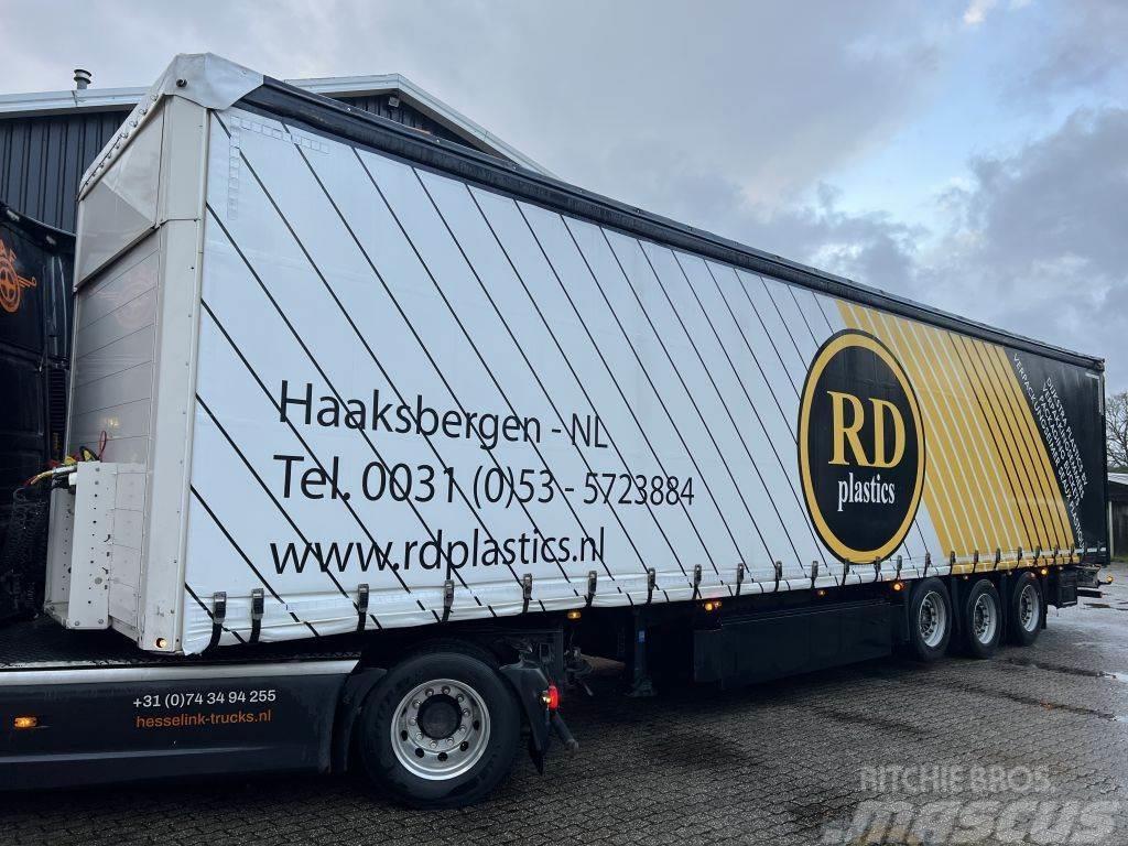 Schmitz Cargobull S01 Mega Liftachse Hubdach/Hefdak Top condition Curtain sider semi-trailers