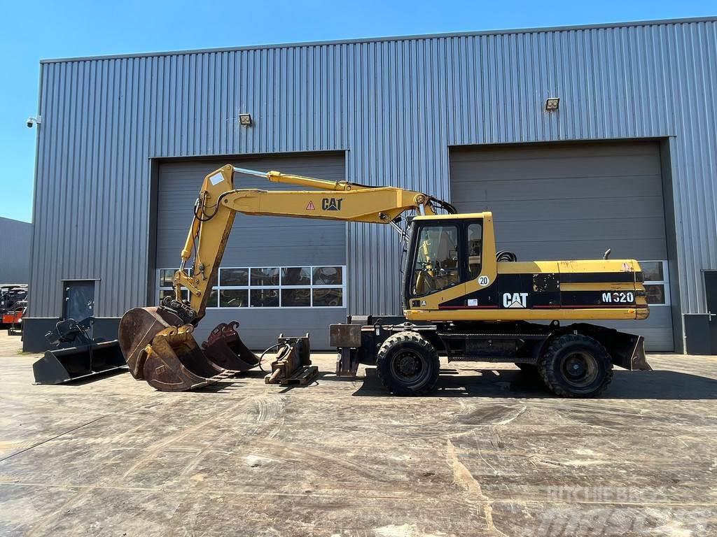 CAT M320 complete with 4 buckets and hammer available Wheeled excavators